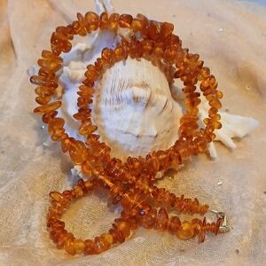 Amber Beaded Necklace